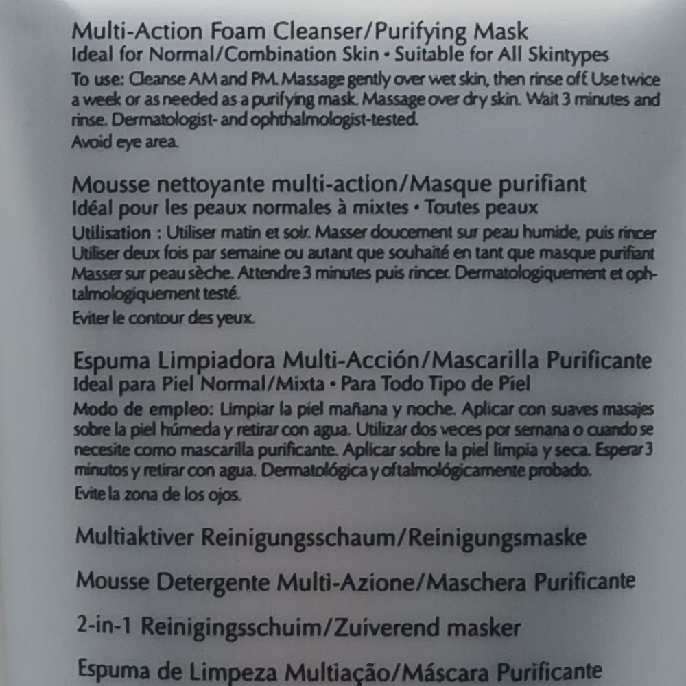 Estēe Lauder Perfectly Clean Multi-action Foam Cleanser/Purifying Mask FULL SIZE - Picture 5 of 5